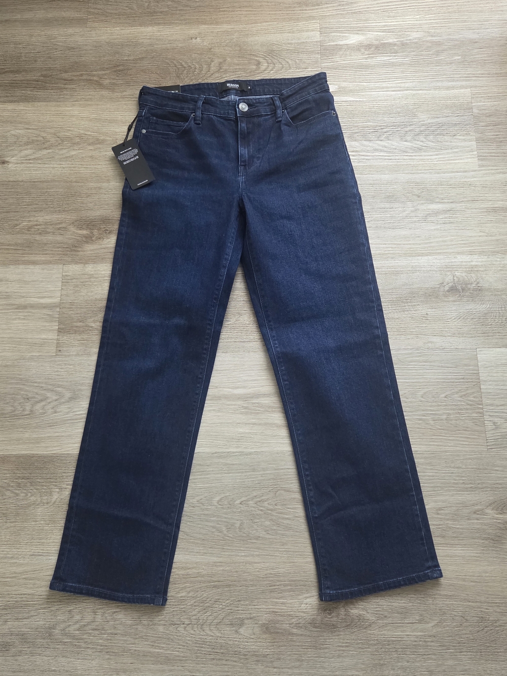 Hudson Jeans Dark Blue Cropped Ankle Straight Jeans Sz 29